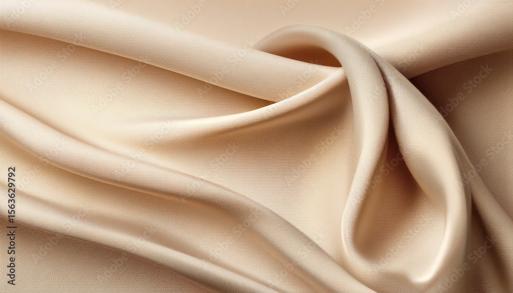 Fototapeta premium seamless textured outlast fabric background in a soft neutral beige color with subtle variations in tone