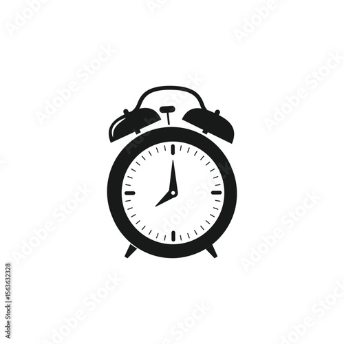 Alarm Clock Icon Sign Design