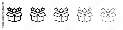 New product icon vector Illustration style for mobile app, website ui designs