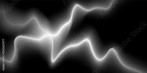 Silver foil background with metal mirror texture. Chrome gradient surface with light gloss. Vector aluminum grey sheet with reflection