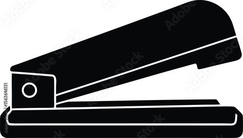 stapler silhouette vector illustration