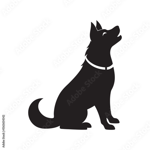 German Shepherd Dog Collar Howling Scene