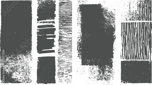 Wallpaper Mural set of grunges Noise gradient texture grain dot stipple vector Texture of scratches, cracks, dust, chips, scuffs. Torontodigital.ca