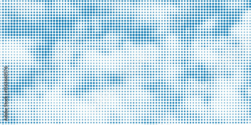 Blue halftone square dotted gradient background, abstract color pop cartoon comic dots, dynamic minimal retro graphic texture, tech point art pattern