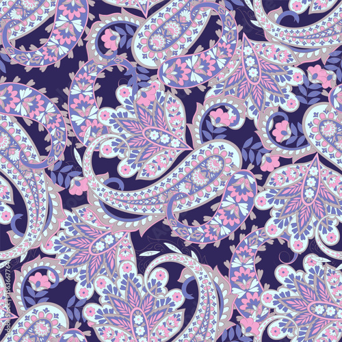 Paisley Seamless pattern fashion design. Vector pattern for textile design and fabrics.