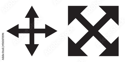 Thin Double arrow transparent icon. Double arrow symbol design from Web navigation collection. Black horizontal double arrow. Vector 10 Eps.