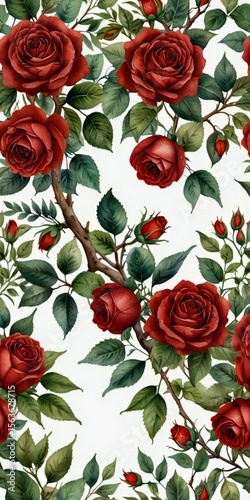 red roses background