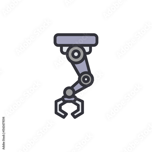 Robotic Arm With Gripper Design For Automated Industrial Process