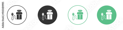 Garbage disposal icon modern, simple, vector, icon for website design, mobile app