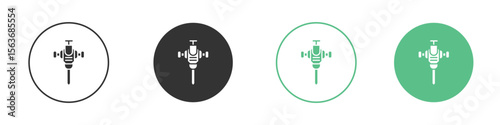 Hydraulic breaker icon modern, simple, vector, icon for website design, mobile app