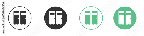 Locker icon modern, simple, vector, icon for website design, mobile app