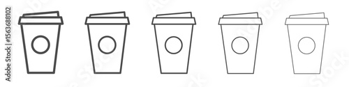 coffee icon simple isolated vector sign