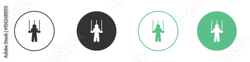 Puppet icon modern, simple, vector, icon for website design, mobile app