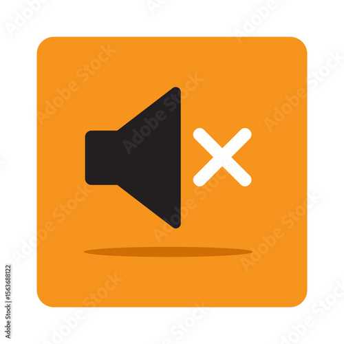 vector volume button with exclamation mark