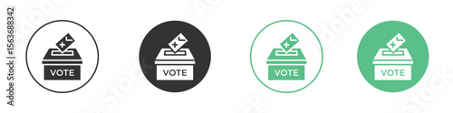 Referendum icon modern, simple, vector, icon for website design, mobile app