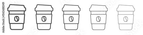 coffee icon simple isolated vector sign