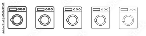 dryer icon simple isolated vector sign