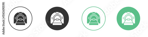 Tomography icon modern, simple, vector, icon for website design, mobile app