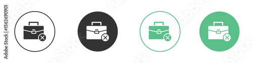 Unemployment icon modern, simple, vector, icon for website design, mobile app