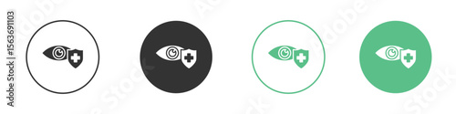 Vision insurance icon modern, simple, vector, icon for website design, mobile app