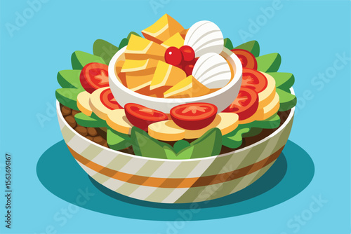 Healthy Almonds and Nuts in Wooden Bowl Nature's Snack