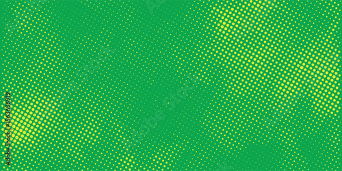 Dots halftone yellow green color pattern gradient texture modern background eps10