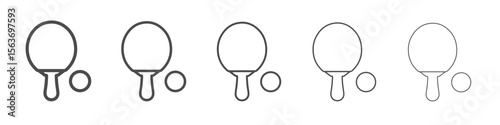 ping pong icon simple isolated vector sign