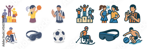Sporting events showcasing teamwork, competition, and the spirit of sportsmanship in various activities at a community center