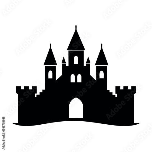 castle vector illustration