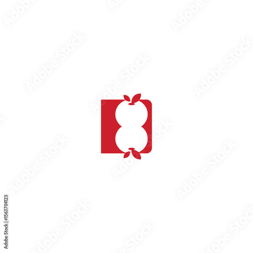 Apple B initial letter company logo.