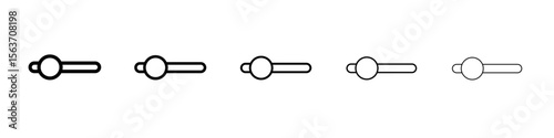 sliders icon simple isolated vector sign