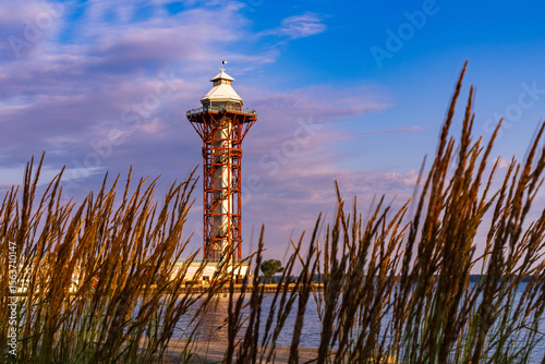 tower at lake shore dock in Erie PA