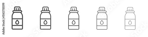 syrup icon simple isolated vector sign