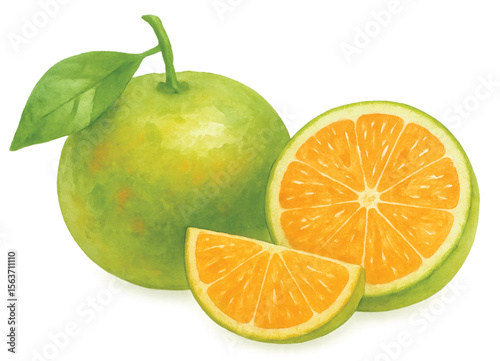 Mandarin_Orange_Watercolor
