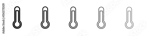 temperature icon simple isolated vector sign