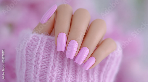 Enhancing, Enhancing freshly painted nail colors in natural light.