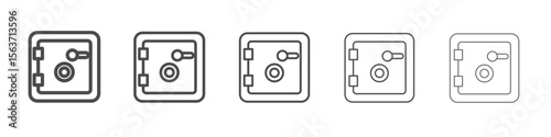 vault icon simple isolated vector sign
