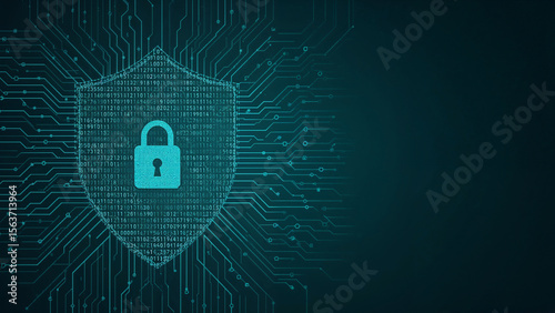 Ethereal Glow Digital Security Shield