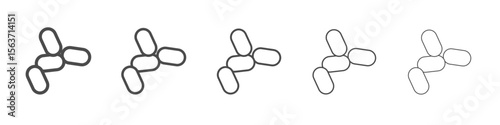 yeast icon simple isolated vector sign