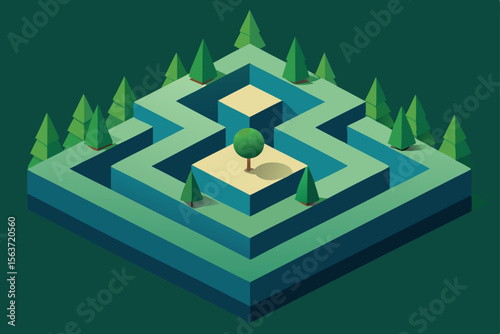 christmas tree in the snow