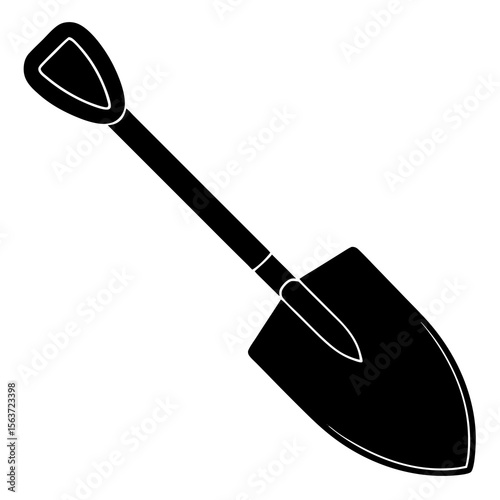 shovel isolated on white background
