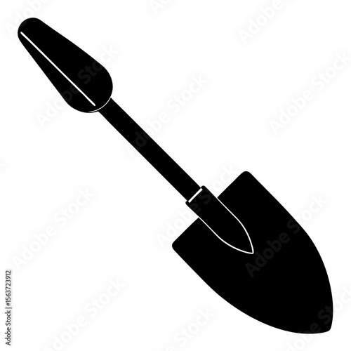 shovel isolated on white