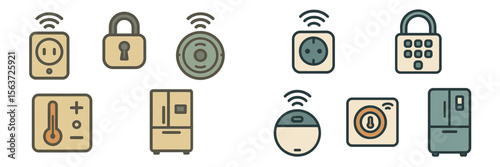 Smart home devices showcasing automation capabilities for modern living environments