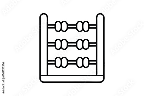 Vintage Abacus A Classic Tool for Math Education and Mental Arithmetic