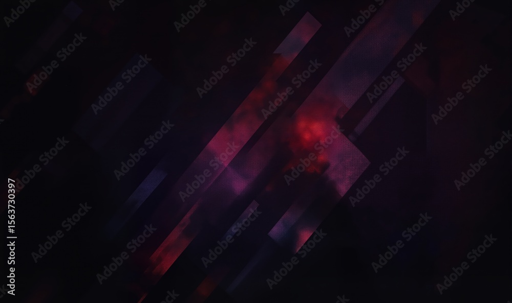 Obraz premium A captivating abstract background featuring dark hues and dynamic geometric shapes, ideal for modern design projects, digital art, or corporate branding.