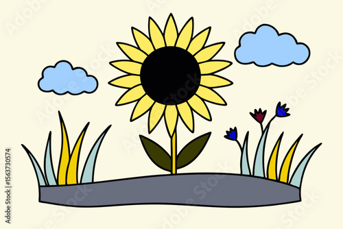 sunflower in the sun