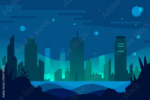 night city landscape
