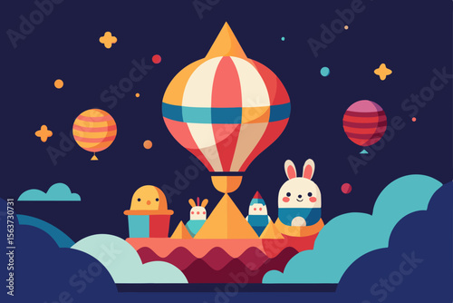 hot air balloons