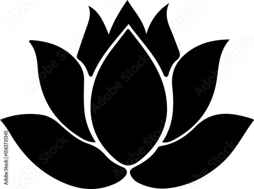 Water Lily Silhouette Vector Art, Water Lily Shadow Art Design, Water Lily Silhouette Illustration, Water Lily Floral Silhouette Vector, Water Lily Black Outline Vector, Water Lily Bloom Silhouette Ar