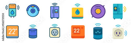 Collection of smart home devices showcasing connectivity and automation features for modern living